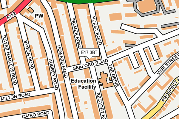 E17 3BT map - OS OpenMap – Local (Ordnance Survey)