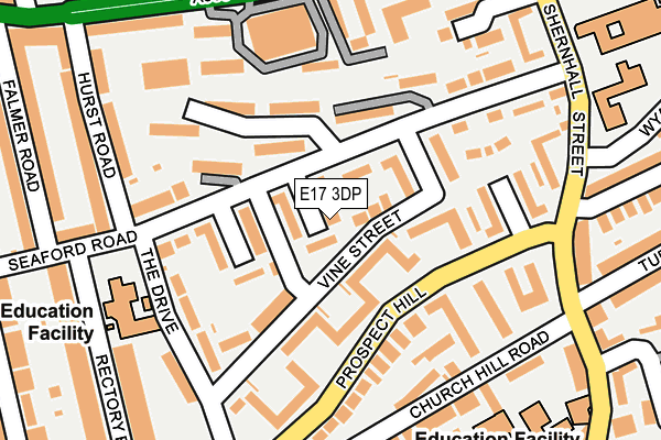 E17 3DP map - OS OpenMap – Local (Ordnance Survey)