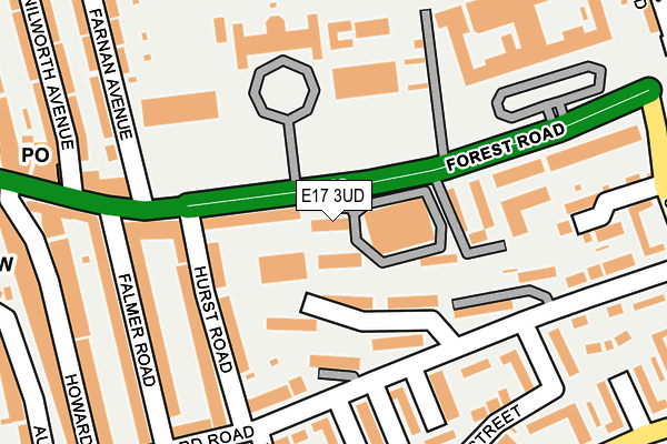 E17 3UD map - OS OpenMap – Local (Ordnance Survey)