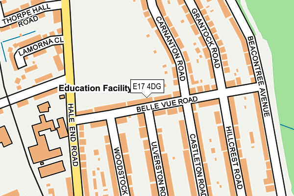E17 4DG map - OS OpenMap – Local (Ordnance Survey)