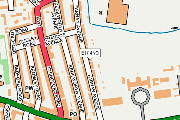 E17 4NQ map - OS OpenMap – Local (Ordnance Survey)