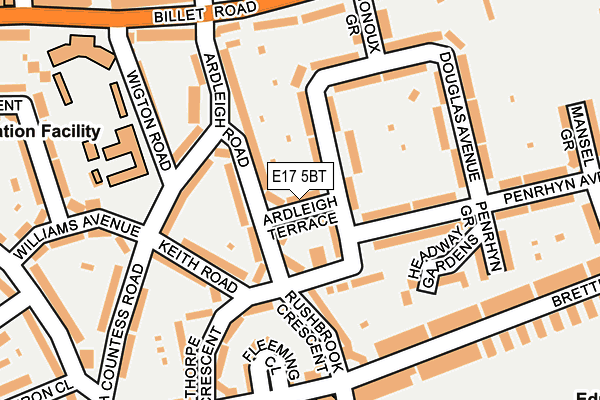 E17 5BT map - OS OpenMap – Local (Ordnance Survey)
