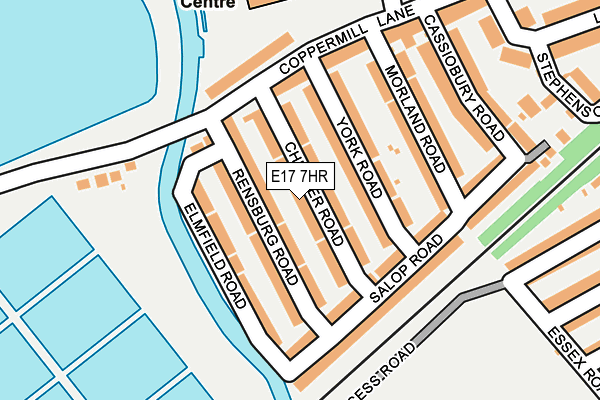 E17 7HR map - OS OpenMap – Local (Ordnance Survey)