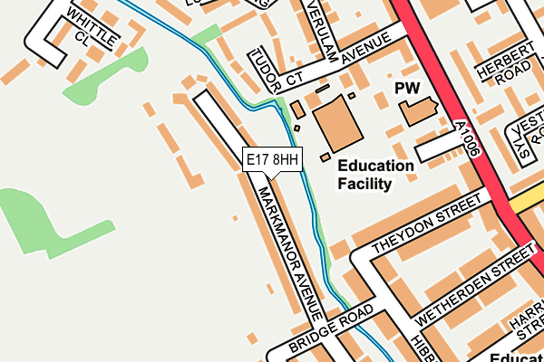 E17 8HH map - OS OpenMap – Local (Ordnance Survey)