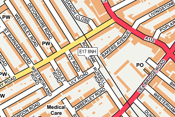 E17 8NH map - OS OpenMap – Local (Ordnance Survey)