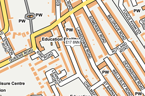 E17 8NN map - OS OpenMap – Local (Ordnance Survey)