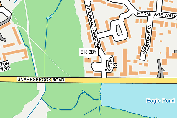 E18 2BY map - OS OpenMap – Local (Ordnance Survey)