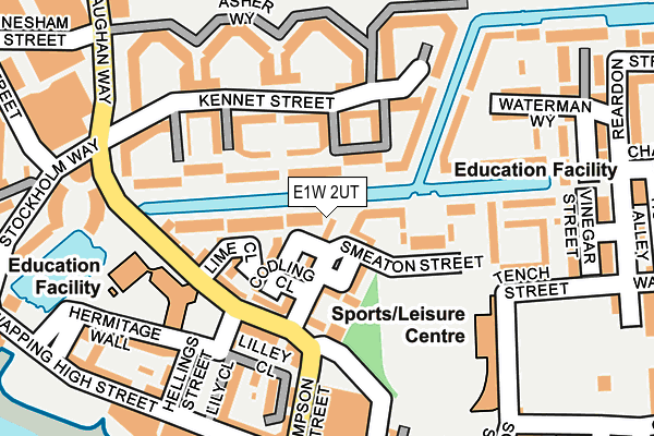 E1W 2UT map - OS OpenMap – Local (Ordnance Survey)