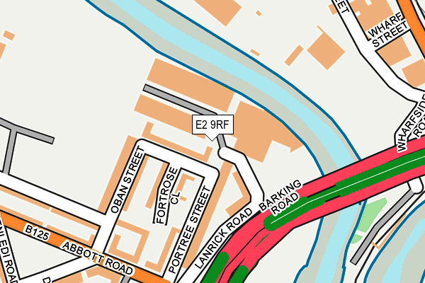 E2 9RF map - OS OpenMap – Local (Ordnance Survey)