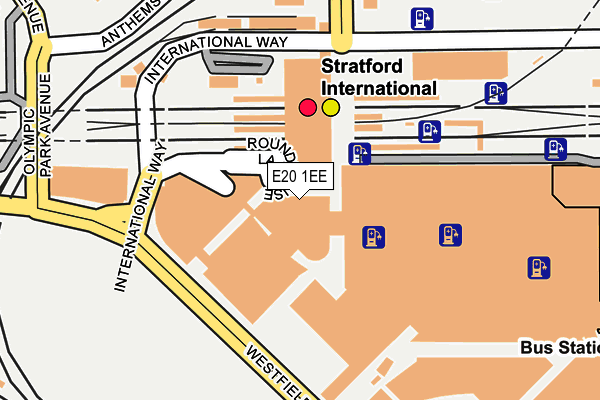 E20 1EE map - OS OpenMap – Local (Ordnance Survey)