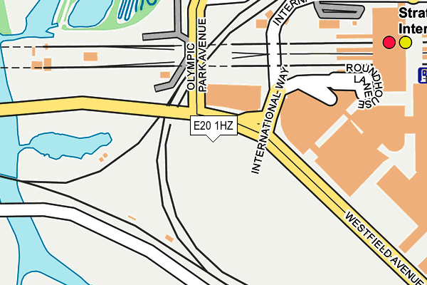 E20 1HZ map - OS OpenMap – Local (Ordnance Survey)