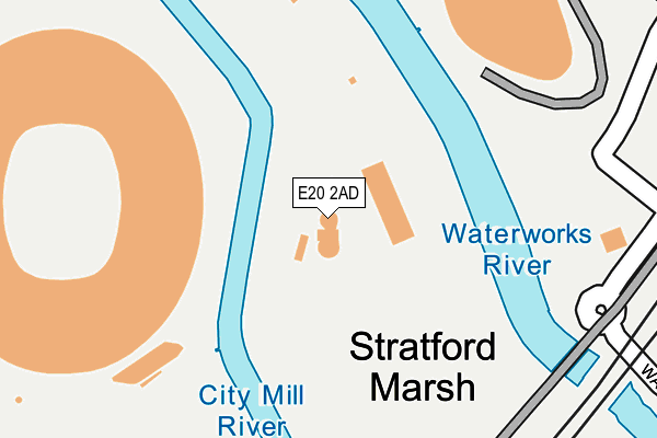 E20 2AD map - OS OpenMap – Local (Ordnance Survey)