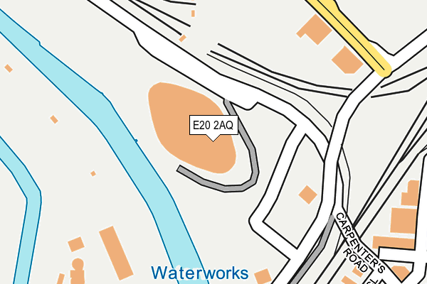 E20 2AQ map - OS OpenMap – Local (Ordnance Survey)