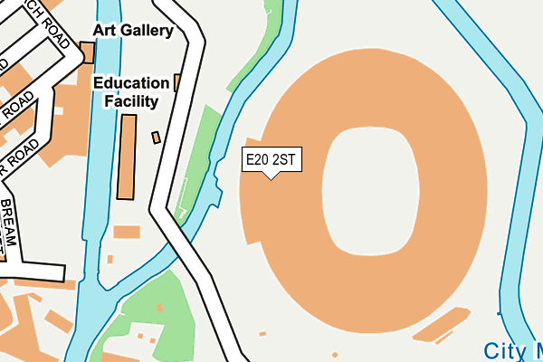 E20 2ST map - OS OpenMap – Local (Ordnance Survey)