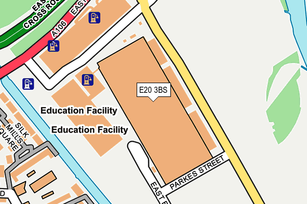 E20 3BS map - OS OpenMap – Local (Ordnance Survey)