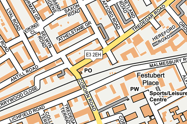 E3 2EH map - OS OpenMap – Local (Ordnance Survey)