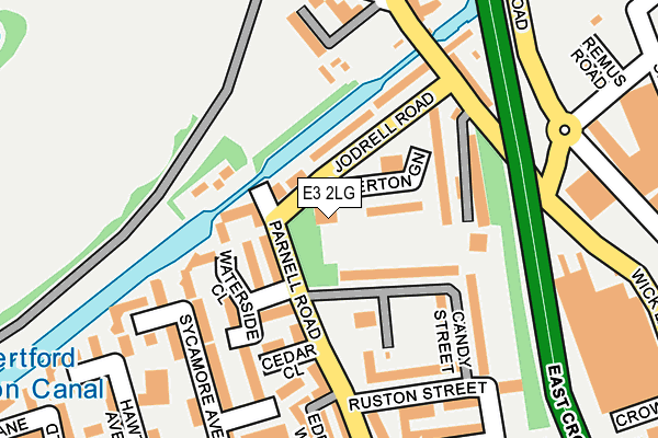 E3 2LG map - OS OpenMap – Local (Ordnance Survey)