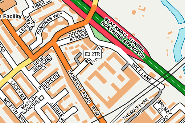 E3 2TR map - OS OpenMap – Local (Ordnance Survey)
