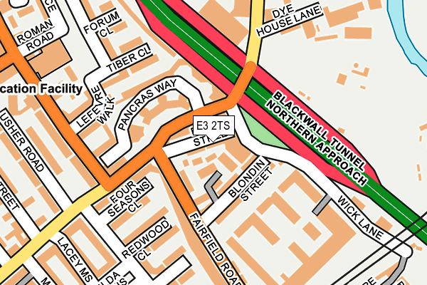 E3 2TS map - OS OpenMap – Local (Ordnance Survey)
