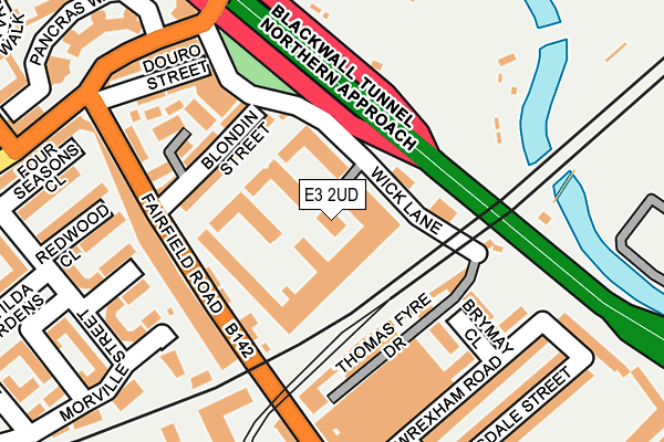 E3 2UD map - OS OpenMap – Local (Ordnance Survey)