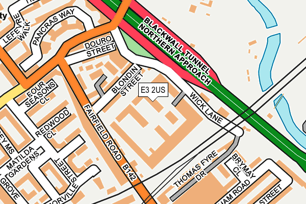 E3 2US map - OS OpenMap – Local (Ordnance Survey)