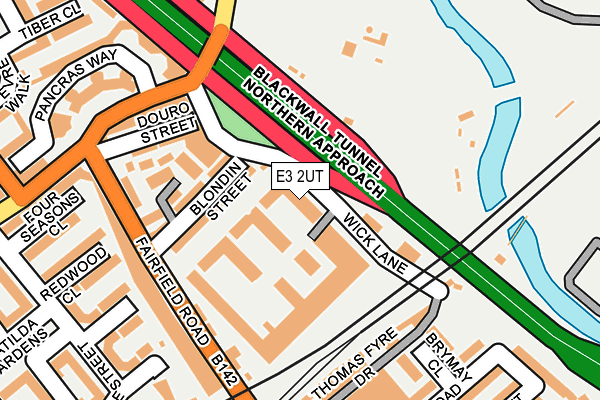 E3 2UT map - OS OpenMap – Local (Ordnance Survey)