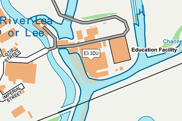 E3 3DU map - OS OpenMap – Local (Ordnance Survey)