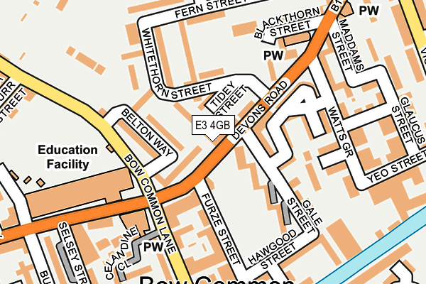 E3 4GB map - OS OpenMap – Local (Ordnance Survey)