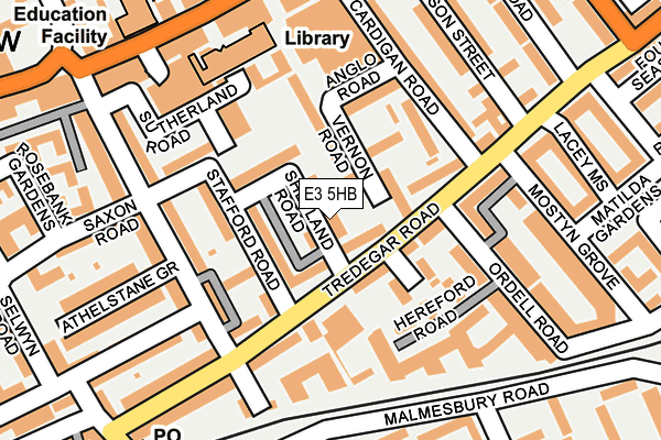 E3 5HB map - OS OpenMap – Local (Ordnance Survey)