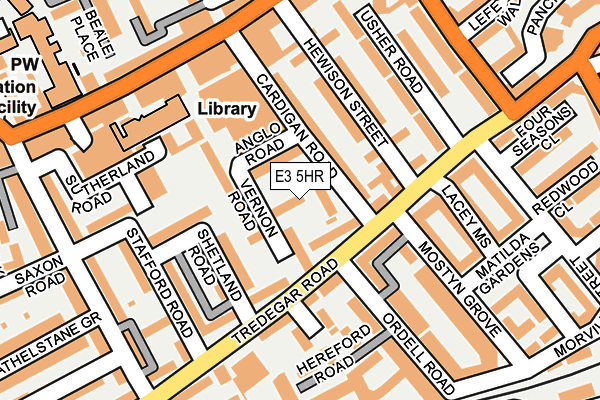 E3 5HR map - OS OpenMap – Local (Ordnance Survey)