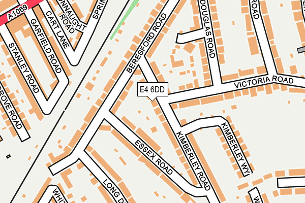 E4 6DD map - OS OpenMap – Local (Ordnance Survey)