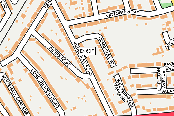 E4 6DF map - OS OpenMap – Local (Ordnance Survey)