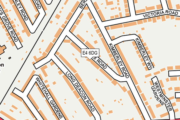 E4 6DG map - OS OpenMap – Local (Ordnance Survey)