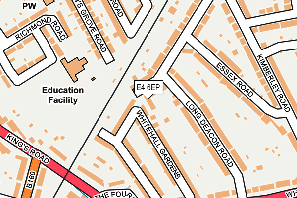 E4 6EP map - OS OpenMap – Local (Ordnance Survey)