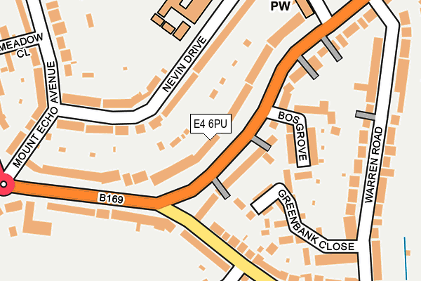 E4 6PU map - OS OpenMap – Local (Ordnance Survey)