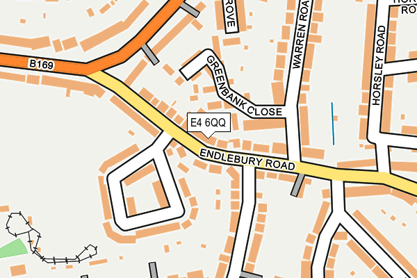 E4 6QQ map - OS OpenMap – Local (Ordnance Survey)