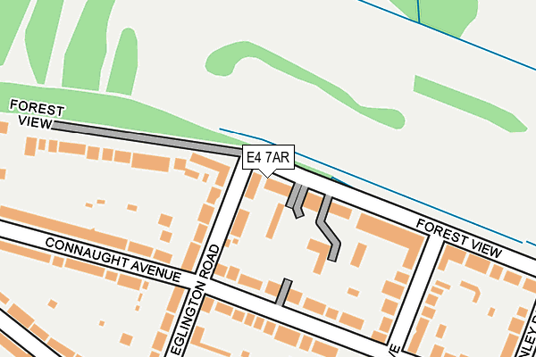 E4 7AR map - OS OpenMap – Local (Ordnance Survey)