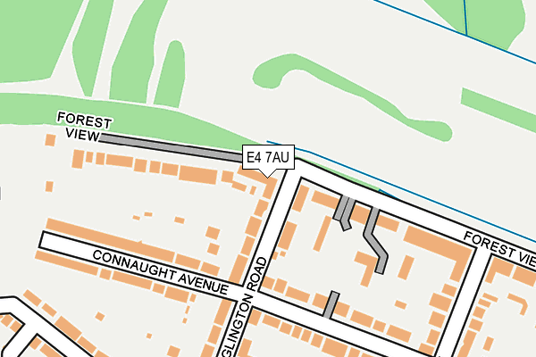 E4 7AU map - OS OpenMap – Local (Ordnance Survey)