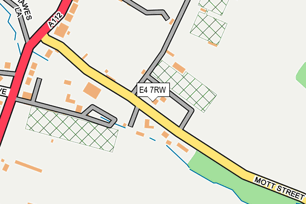 E4 7RW map - OS OpenMap – Local (Ordnance Survey)