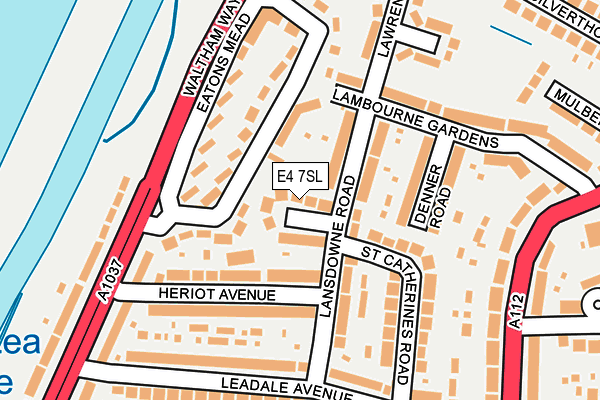 E4 7SL map - OS OpenMap – Local (Ordnance Survey)