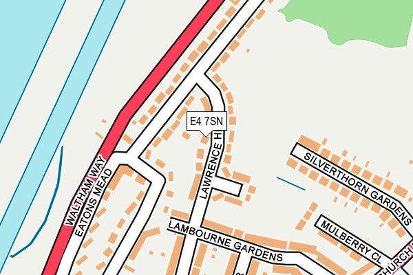 E4 7SN map - OS OpenMap – Local (Ordnance Survey)
