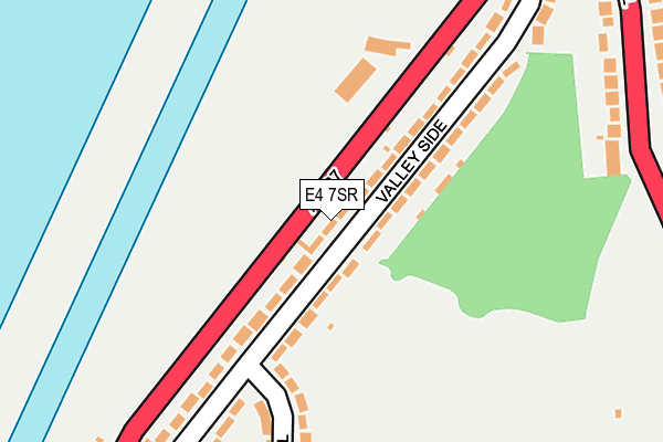 E4 7SR map - OS OpenMap – Local (Ordnance Survey)