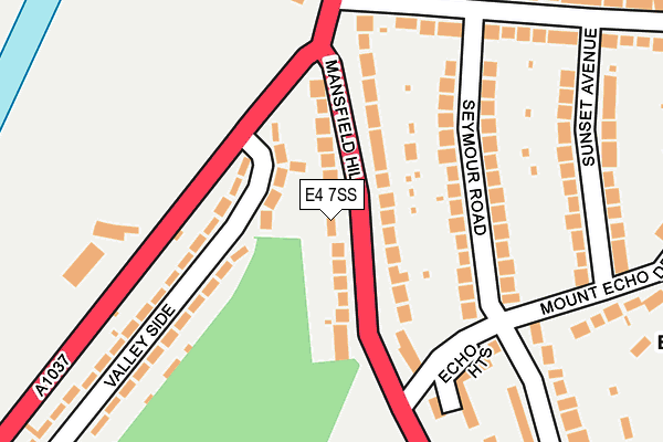 E4 7SS map - OS OpenMap – Local (Ordnance Survey)