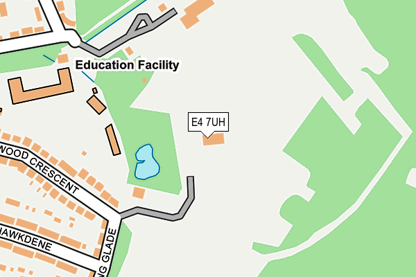 E4 7UH map - OS OpenMap – Local (Ordnance Survey)