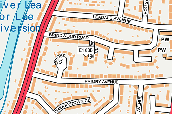 E4 8BB map - OS OpenMap – Local (Ordnance Survey)