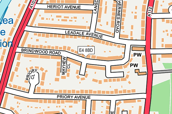 E4 8BD map - OS OpenMap – Local (Ordnance Survey)