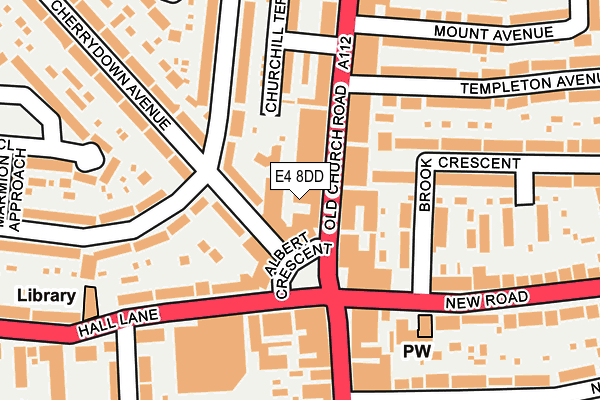 E4 8DD map - OS OpenMap – Local (Ordnance Survey)