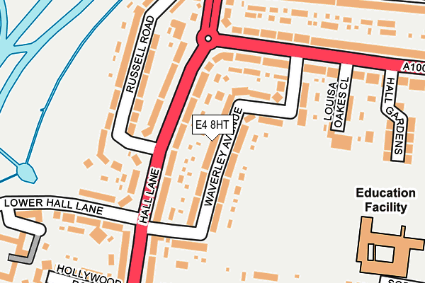 E4 8HT map - OS OpenMap – Local (Ordnance Survey)