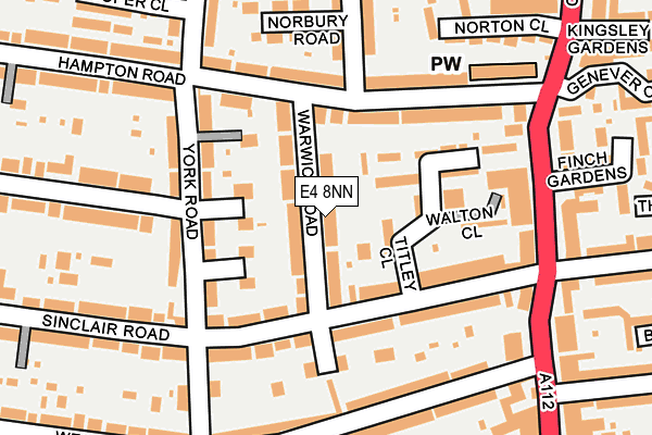 E4 8NN map - OS OpenMap – Local (Ordnance Survey)