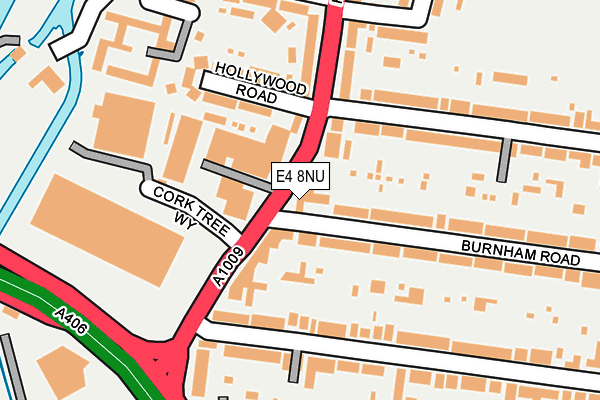 E4 8NU map - OS OpenMap – Local (Ordnance Survey)
